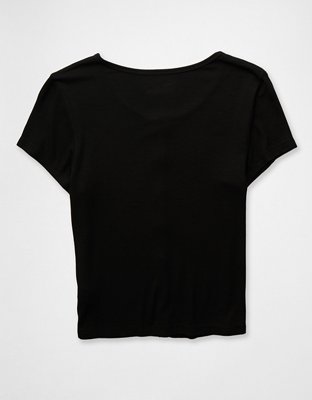 Aerie Real Soft® Ribbed Short Sleeve Cardigan