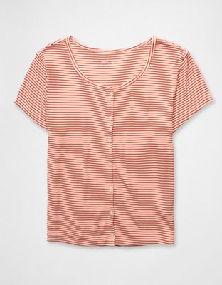 Aerie Real Soft® Ribbed Short Sleeve Cardigan
