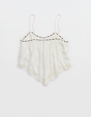 Aerie Modal Lace Handkerchief Tank Top