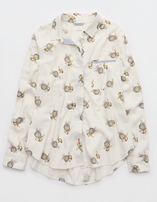 Aerie Flannel Pajama Shirt