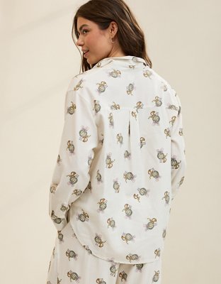 Aerie Flannel PJ Shirt