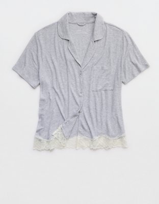 Aerie Real Soft® Ribbed Pajama Shirt