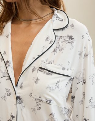 Aerie Bambi Real Soft® Piping Pajama Shirt