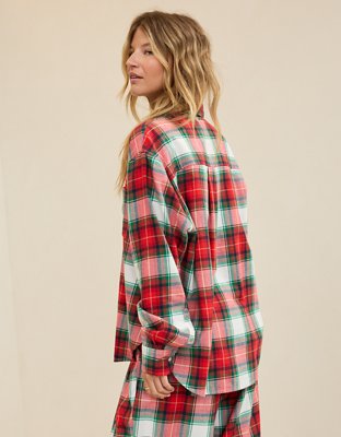 Aerie Flannel Pajama Shirt