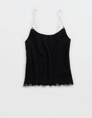 Aerie Off-Duty Pointelle Tank Top