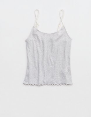 Aerie Off-Duty Pointelle Tank Top