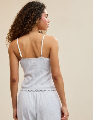 Aerie Off-Duty Pointelle Tank Top
