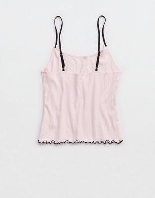 Aerie Off-Duty Pointelle Tank Top