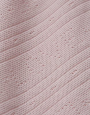 Aerie Off-Duty Pointelle Tank Top