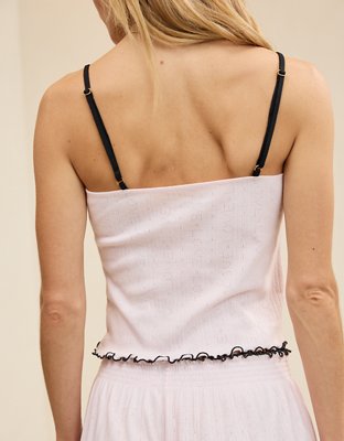 Aerie Off-Duty Pointelle Tank Top