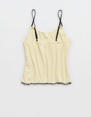 Aerie Off-Duty Pointelle Tank Top