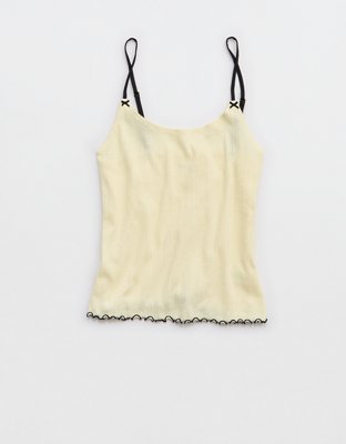 Aerie Off-Duty Pointelle Tank Top