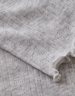 Aerie Pointelle Long Sleeve Hoodie