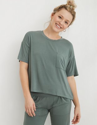 Aerie Real SoftÂ® Cropped T-Shirt