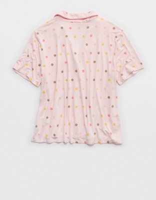 Aerie | Smiley® Real Soft® Short Sleeve Pajama Shirt
