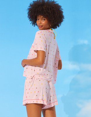 Aerie | Smiley® Real Soft® Short Sleeve Pajama Shirt