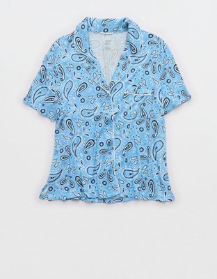 Aerie | Smiley® Real Soft® Short Sleeve Pajama Shirt