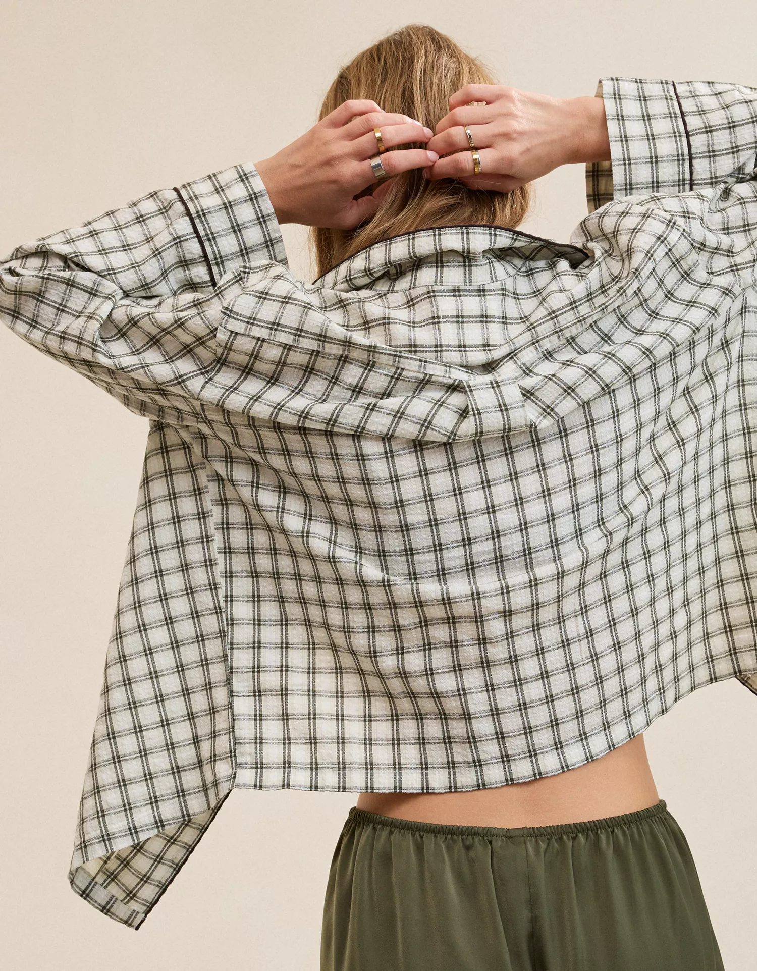 Aerie Seersucker Long Sleeve Shirt - thumbnail 3