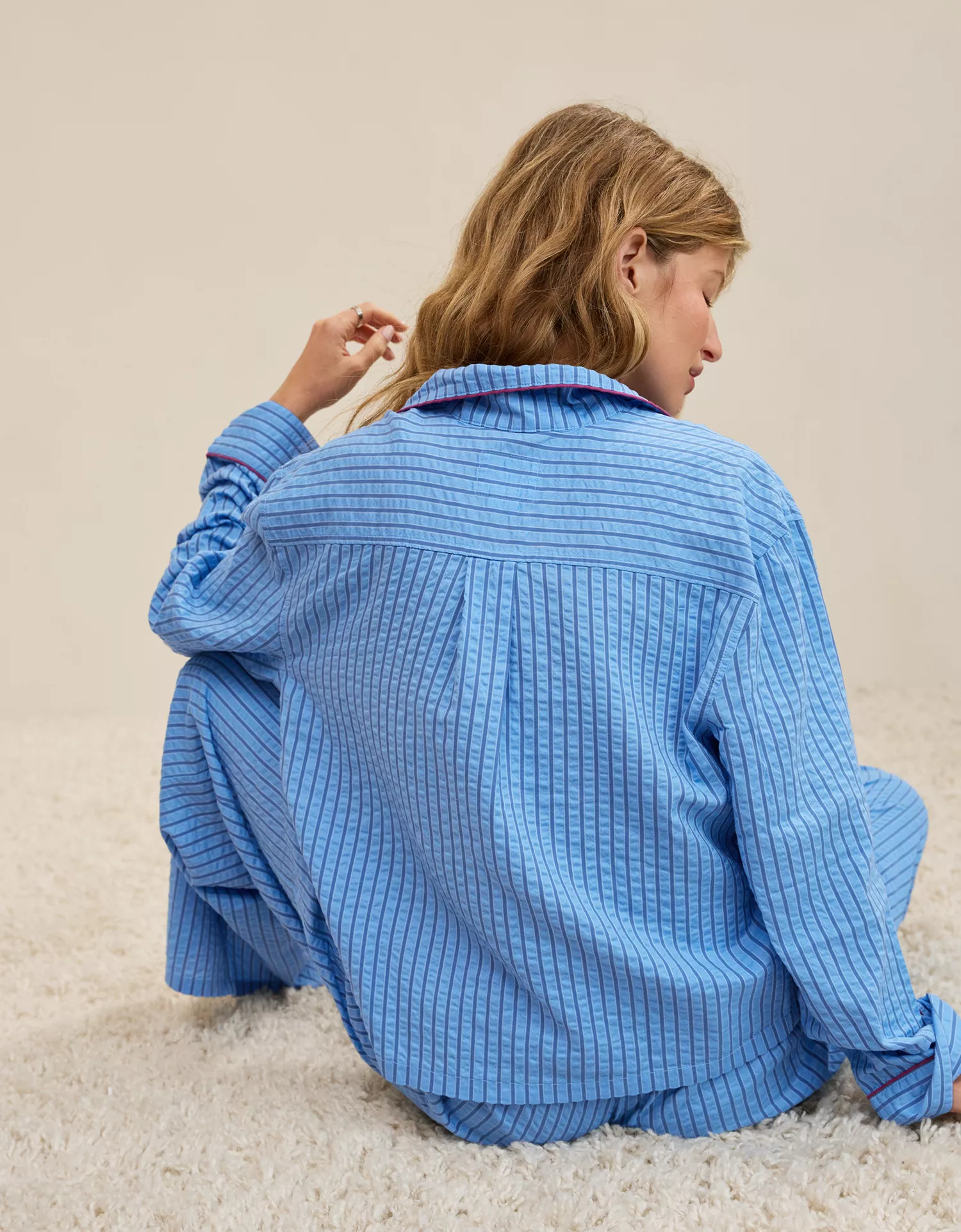 Aerie Seersucker Long Sleeve Shirt - thumbnail 10