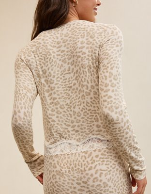 OVERSLEPT by Aerie Real Soft Ribbed Cardigan
