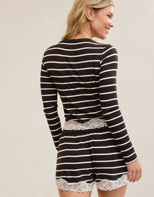 OVERSLEPT by Aerie Real Soft® Ribbed Cardigan
