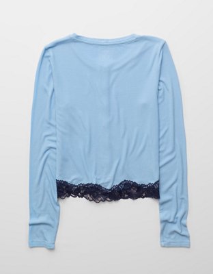 OVERSLEPT by Aerie Real Soft® Ribbed Cardigan