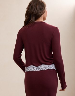 OVERSLEPT by Aerie Real Soft Ribbed Cardigan
