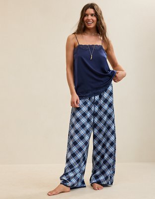 OVERSLEPT by Aerie Liquid Satin Tunic Tank