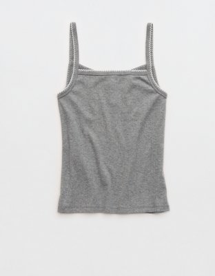 OVERSLEPT by Aerie Pointelle Tank