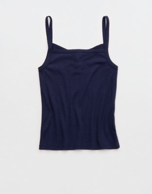 OVERSLEPT by Aerie Pointelle Tank
