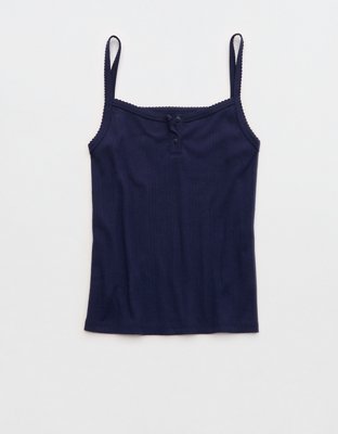OVERSLEPT by Aerie Pointelle Tank