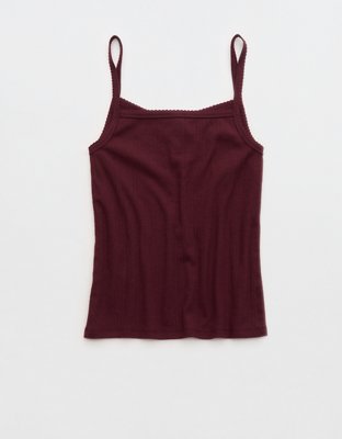 OVERSLEPT by Aerie Pointelle Tank