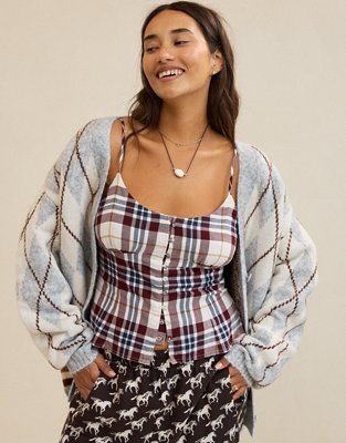 Aerie Flannel Tank