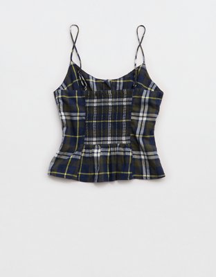 OVERSLEPT by Aerie Flannel Tank