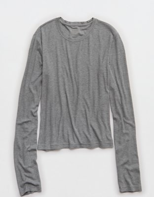 Aerie Real Soft® Rib Long Sleeve Top