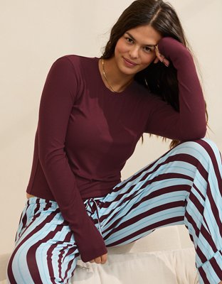 Aerie Real Soft® Rib Long Sleeve Top