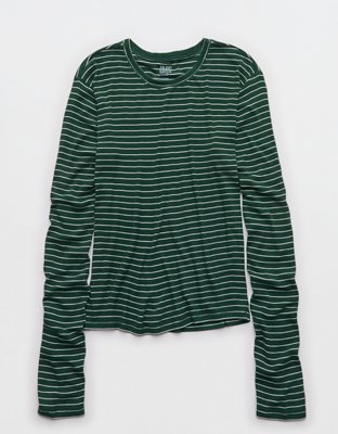 Aerie Real Soft® Rib Long Sleeve Top