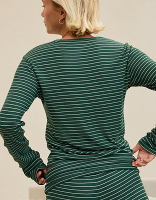 Aerie Real Soft® Rib Long Sleeve Top