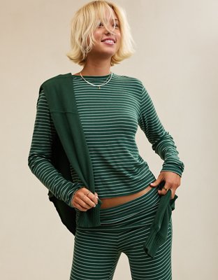 Aerie Real Soft® Rib Long Sleeve Top
