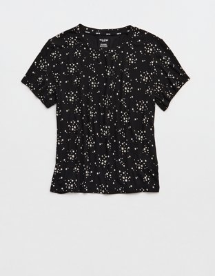 OVERSLEPT by Aerie Real Soft® Ribbed Baby T-Shirt