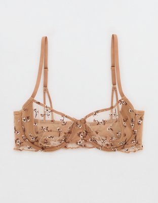 Show Off Embroidery Unlined Bra