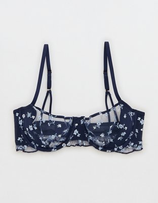 Show Off Embroidered Unlined Balconette Bra