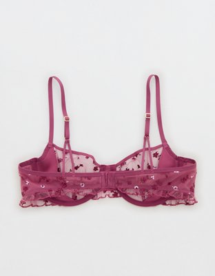 Show Off Embroidered Unlined Balconette Bra