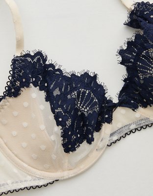 Show Off Sheer Happiness Lace Unlined Bra | Aerie