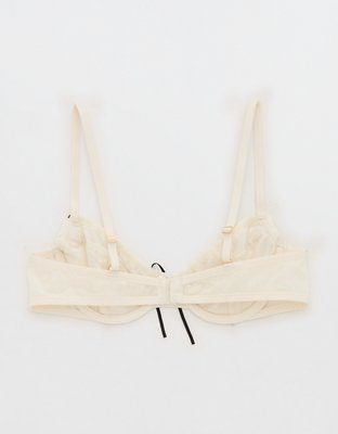 Show Off Bra Vintage sin Relleno con Bordado Femenino