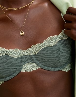 Show Off Zebra Lace Unlined Balconette Bra