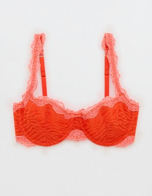 Show Off Zebra Lace Unlined Balconette Bra