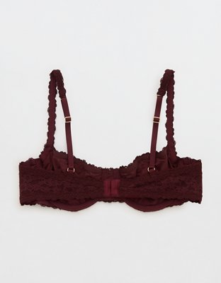 Show Off Vintage Lace Unlined Balconette Bra