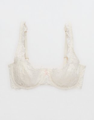 Show Off Dozen Roses Lace Unlined Bra