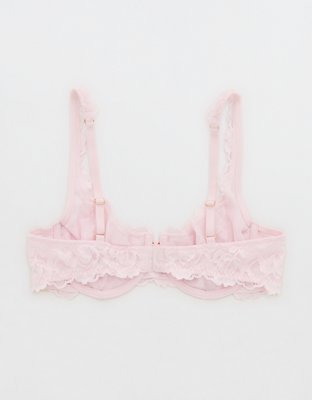 Show Off Dozen Roses Lace Unlined Bra